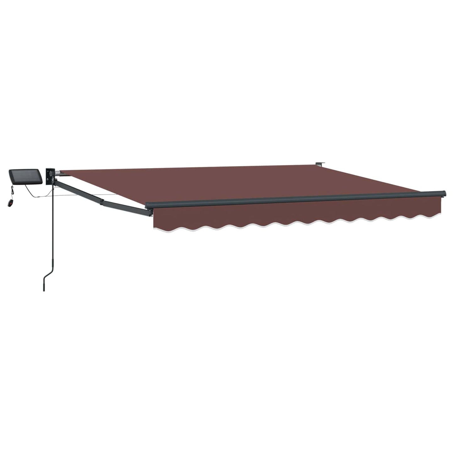 Tenda retrattile manuale con LED 3,5 x 2,5 m
