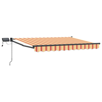 Tenda retrattile manuale con LED Multicolore 3,5 x 2,5 m
