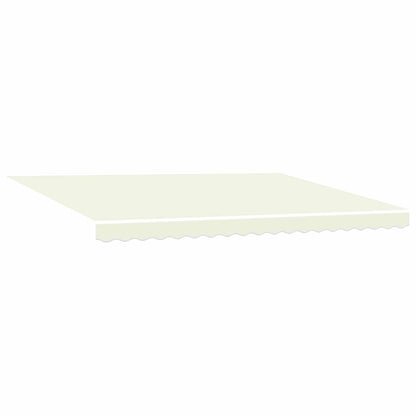 Tenda retrattile manuale con LED Crema e Antracite 4 × 3 m