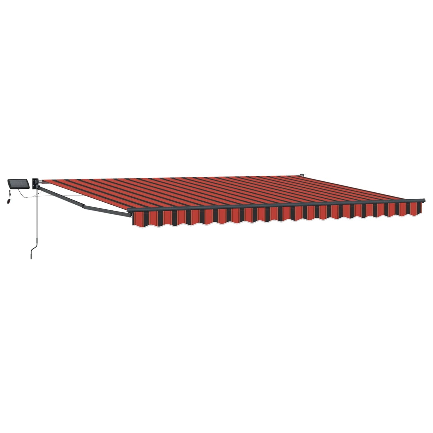 Tenda retrattile manuale con LED 4,5 × 3 m | homemem39