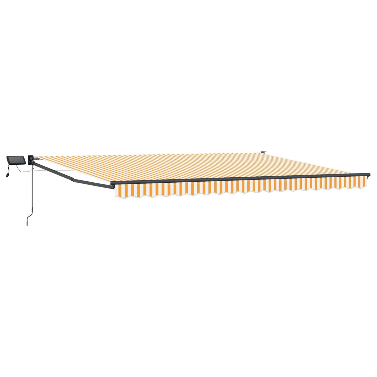 Tenda retrattile manuale con LED 5 x 3 m | homemem39