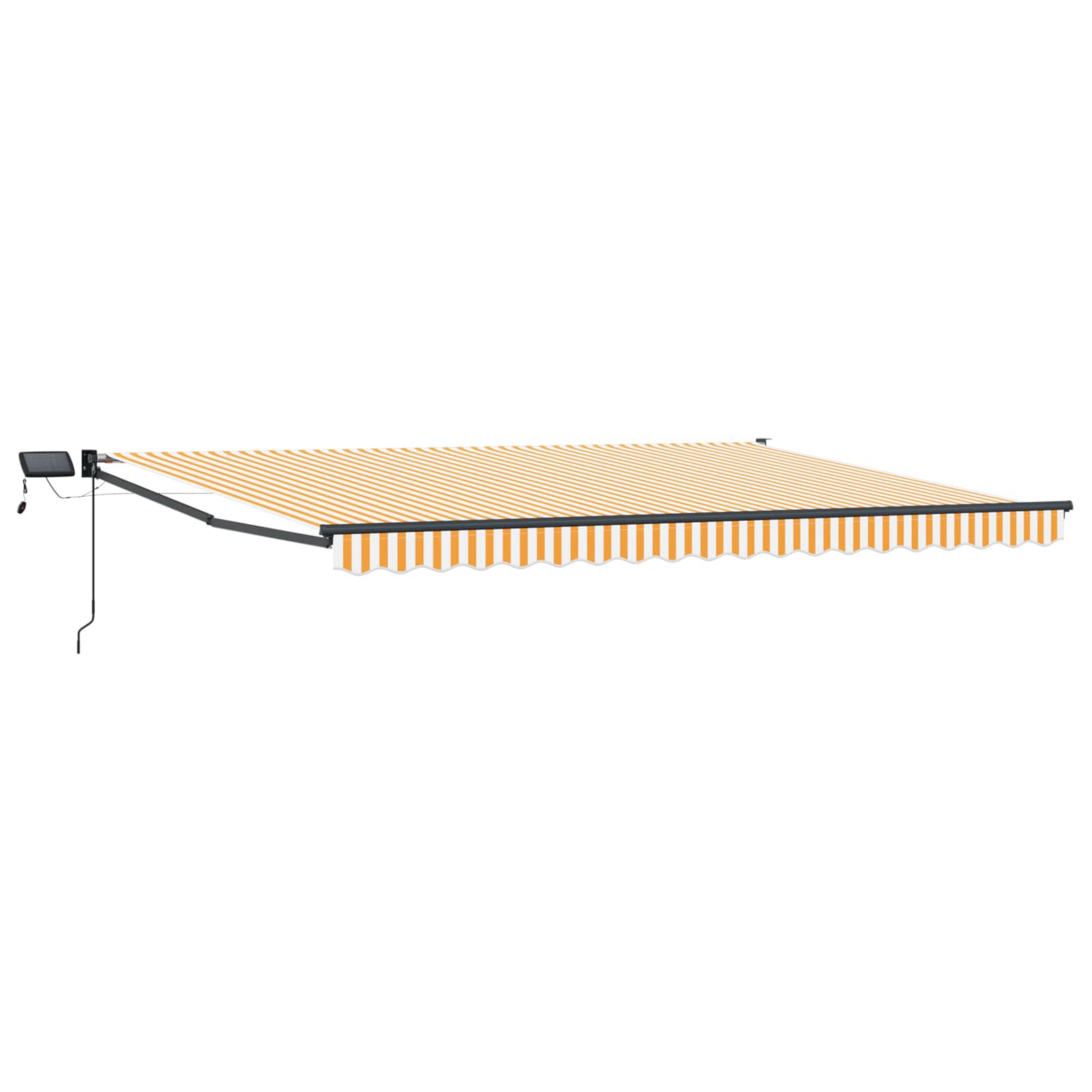 Tenda retrattile manuale con LED 5 x 3 m | homemem39