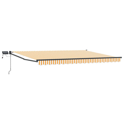 Tenda retrattile manuale con LED 5 x 3 m | homemem39