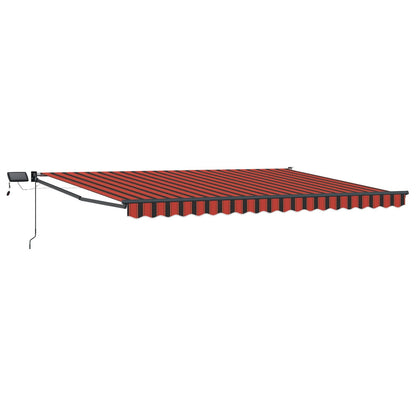 Tenda retrattile manuale con LED 5 x 3 m | homemem39