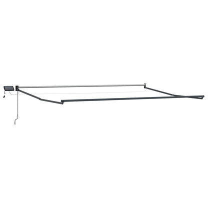 Tenda retrattile manuale con LED 5 x 3 m | homemem39