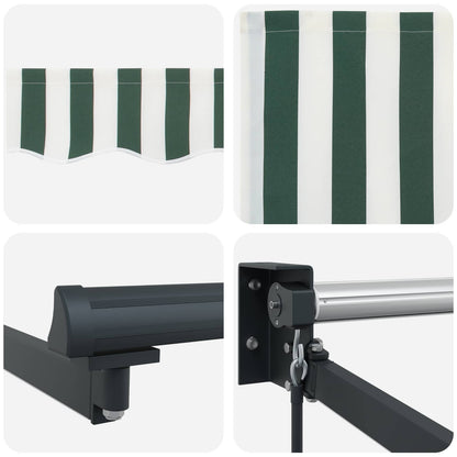 Tenda retrattile manuale con LED 5 x 3 m | homemem39