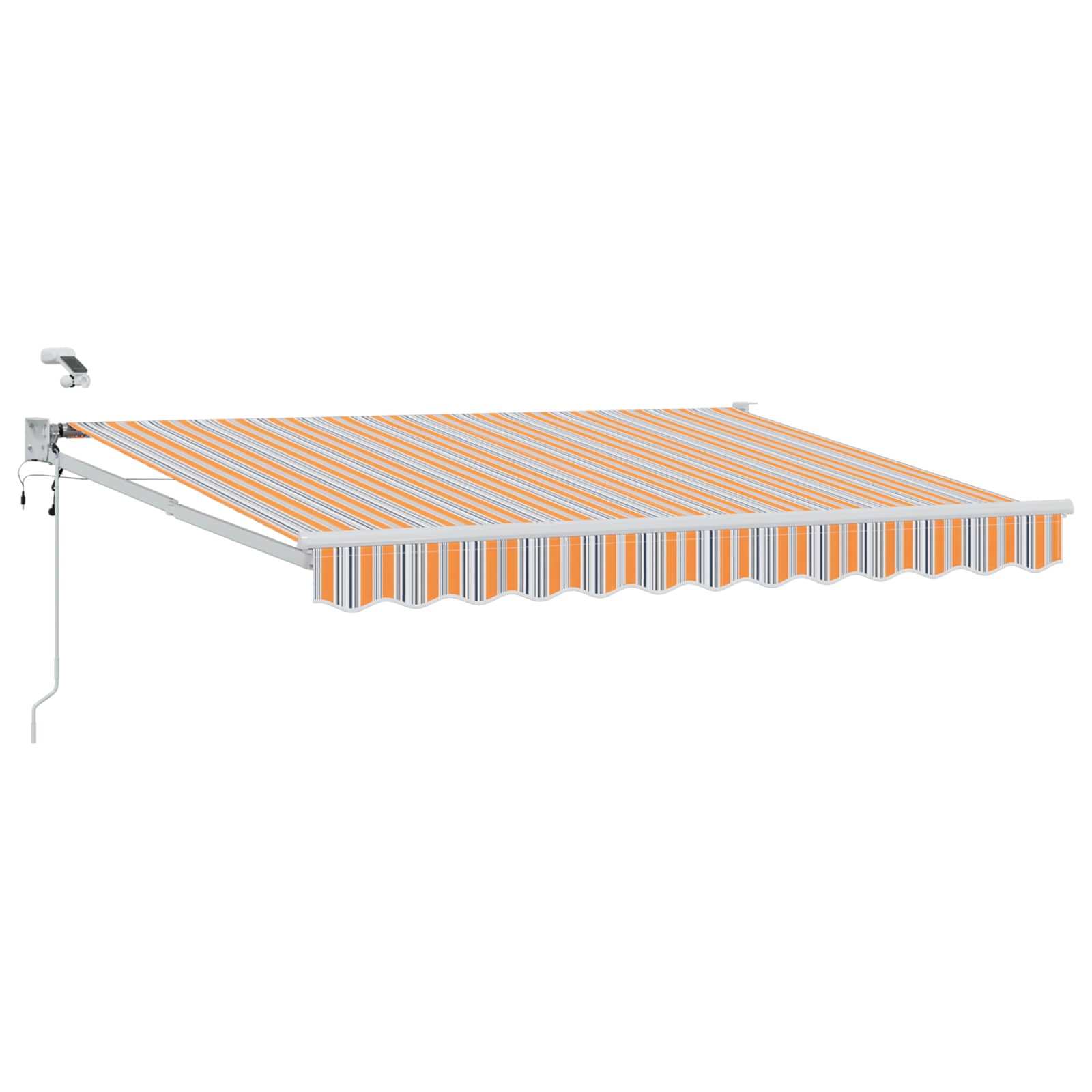 Tettuccio Elettrico Retrattile Blu e Arancione 3 x 2,5 m | homemem39