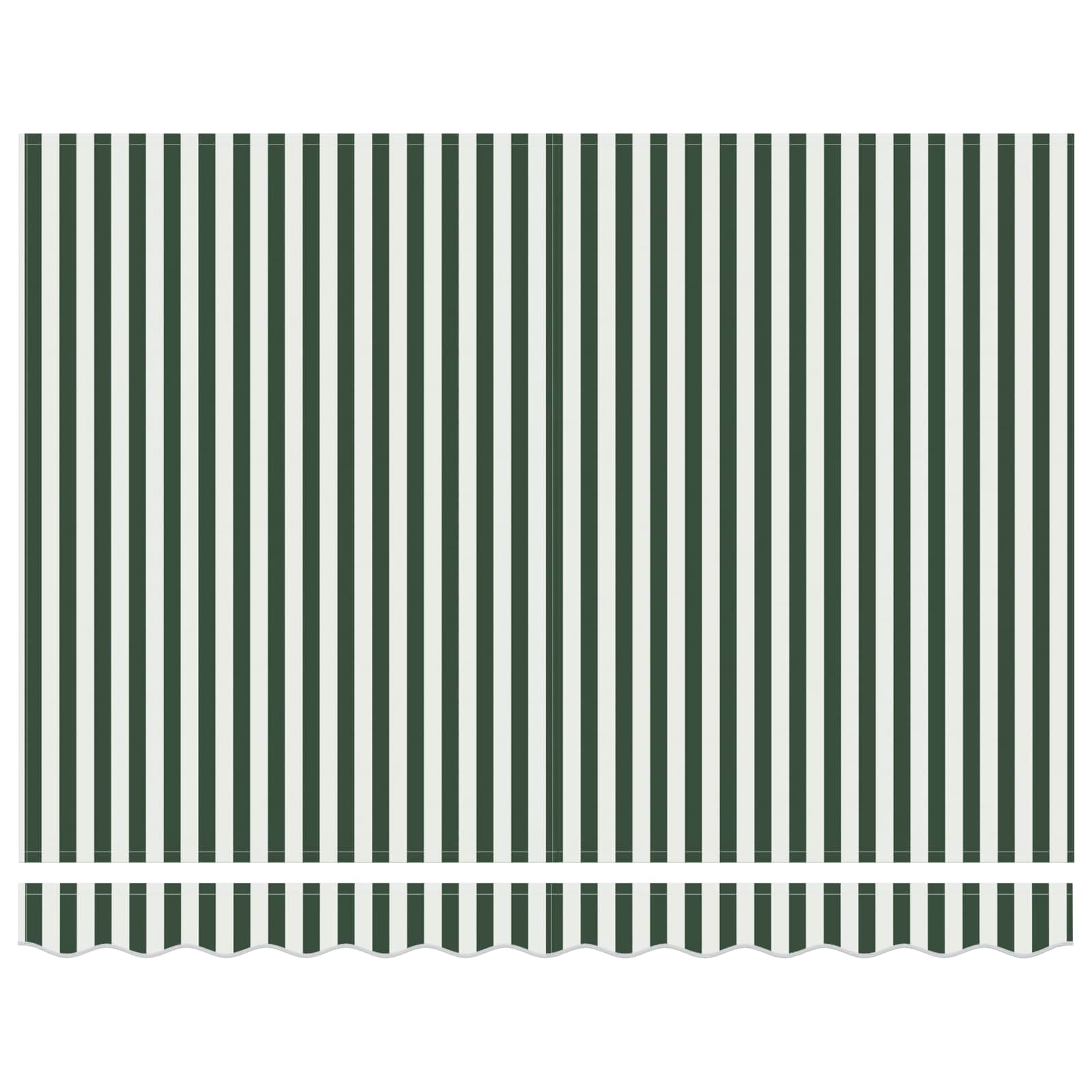 Tettuccio Elettrico Retrattile Verde e Bianco 3 x 2,5 m | homemem39