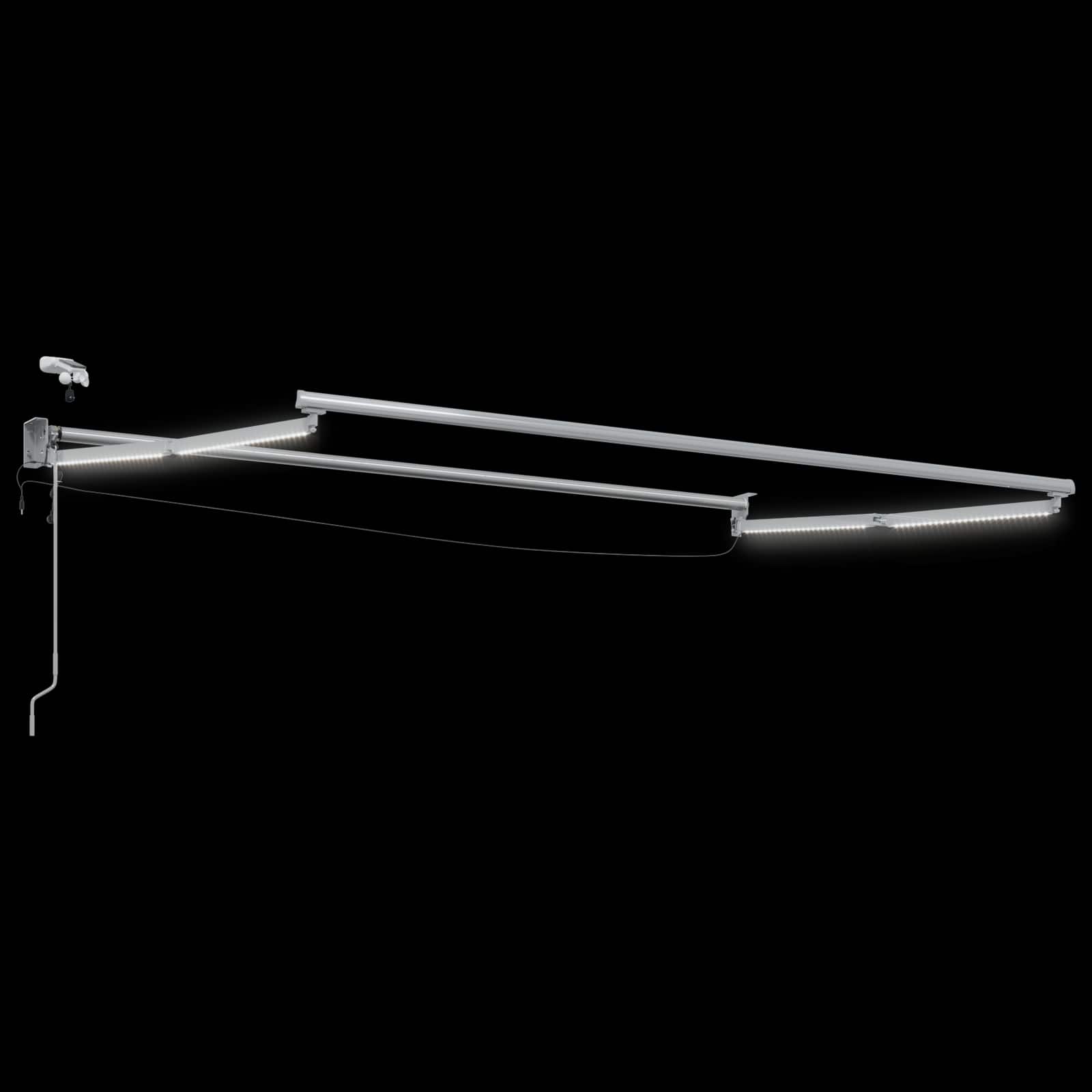 Tettuccio Elettrico Retrattile Marrone 3,5 x 2,5 m | homemem39
