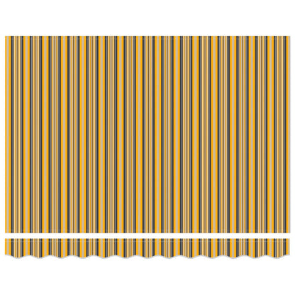 Tettuccio Elettrico Retrattile Giallo e Grigio 3,5 x 2,5 m | homemem39