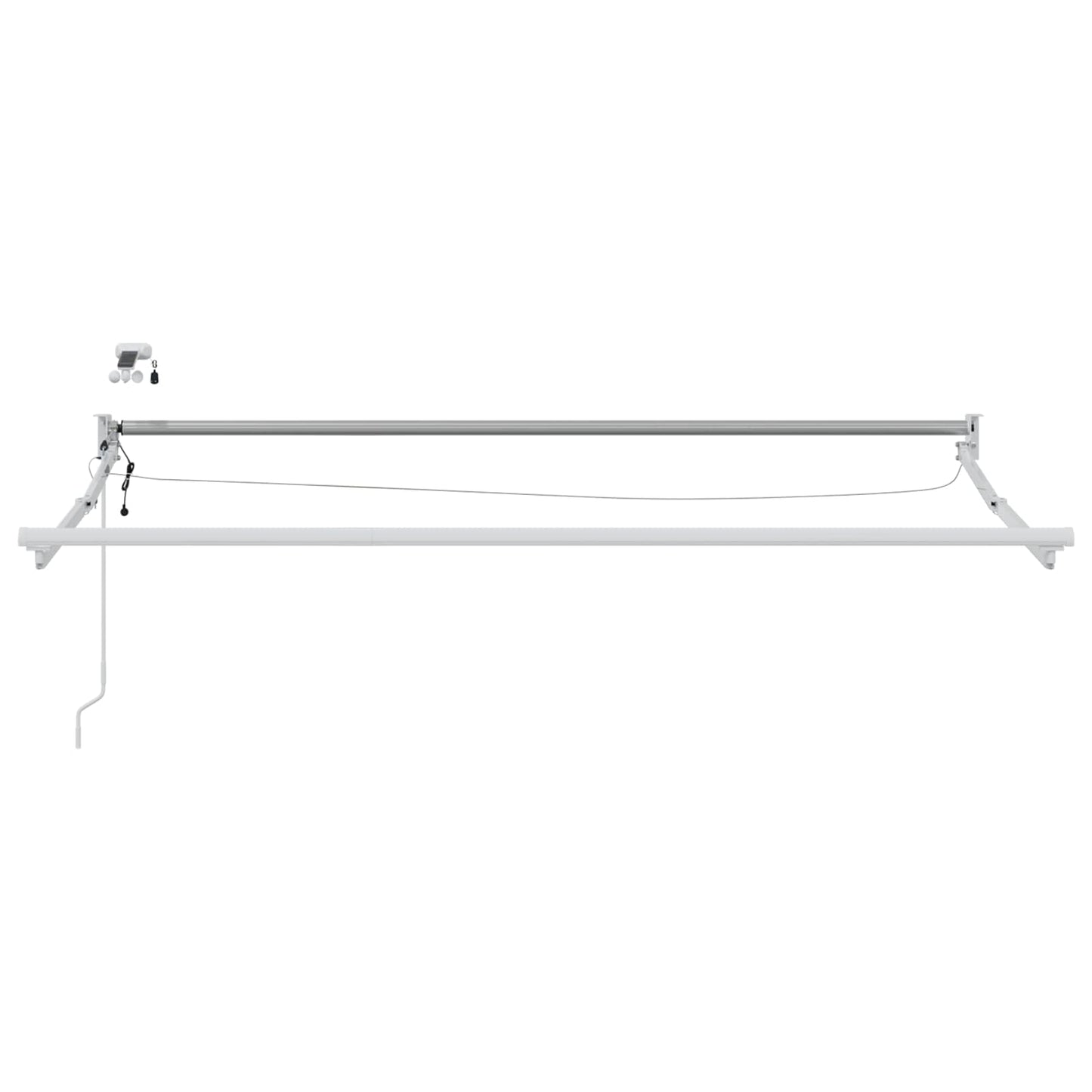 Tettuccio Elettrico Retrattile Nero 3,5 x 2,5 m | homemem39
