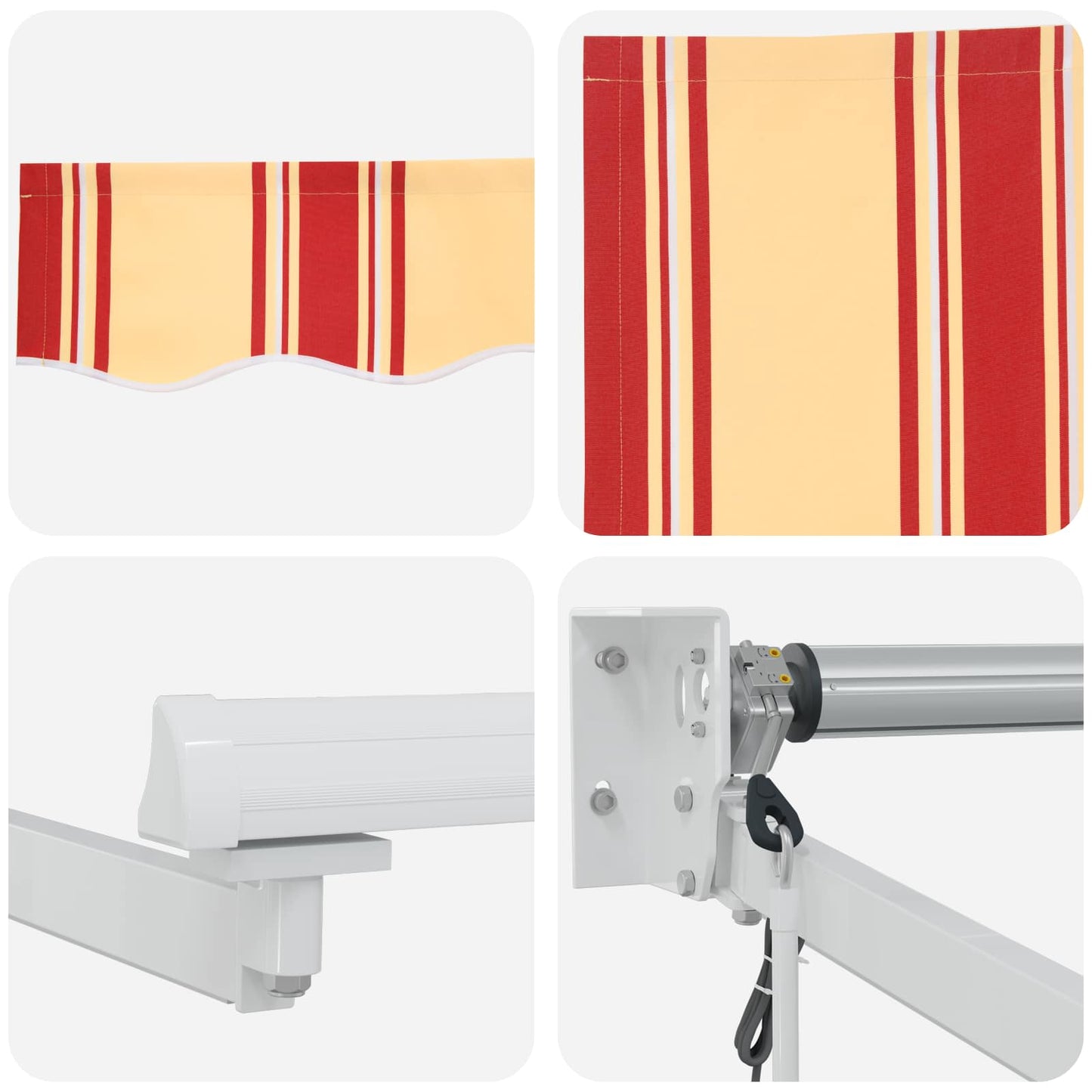 Tettuccio Elettrico Retrattile Multicolore 4,5 × 3 m | homemem39