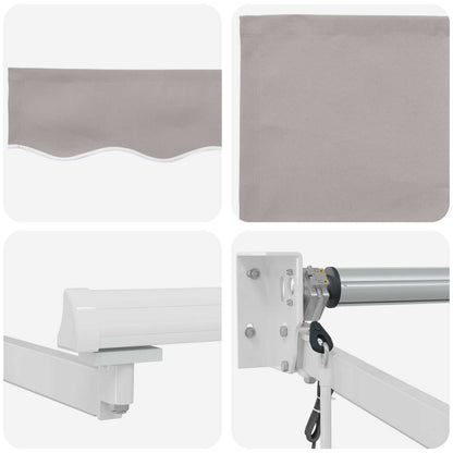 Tettuccio Elettrico Retrattile Grigio chiaro 4,5 × 3 m | homemem39