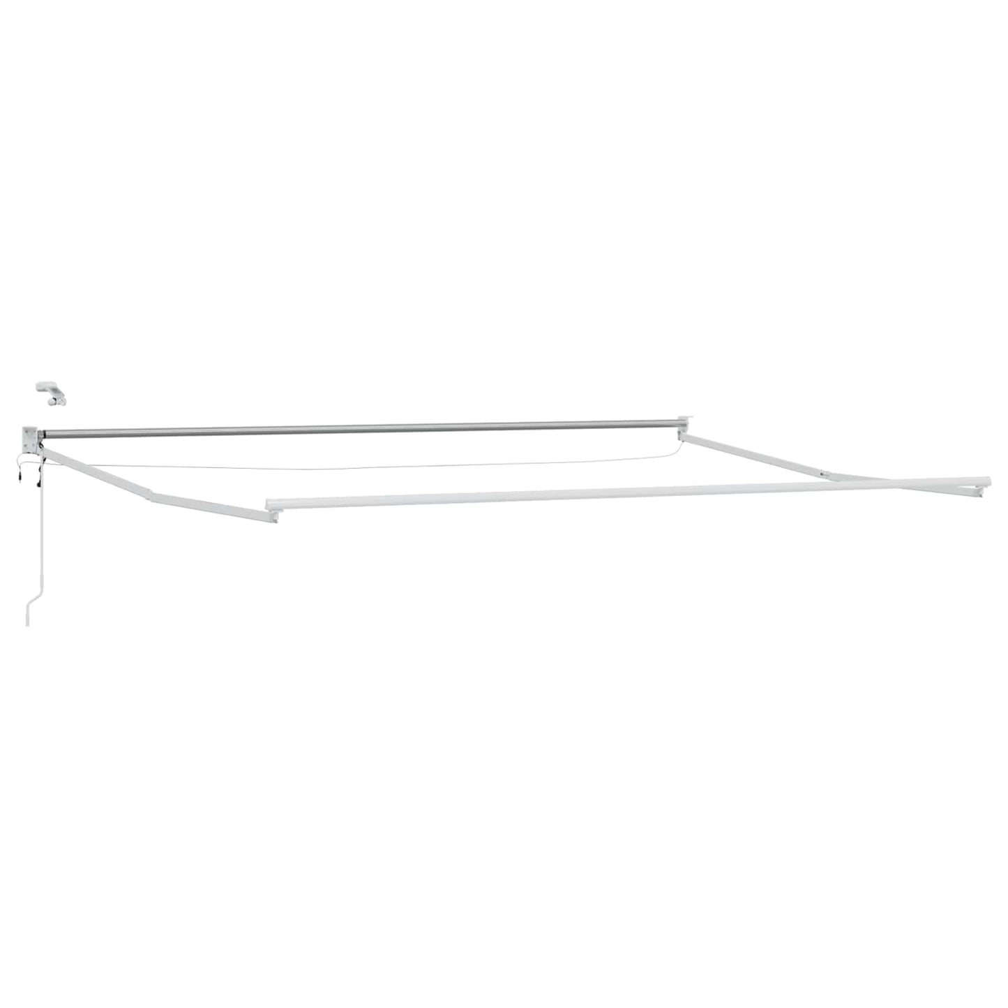 Tettuccio Elettrico Retrattile Blu e Bianco 5 x 3 m | homemem39