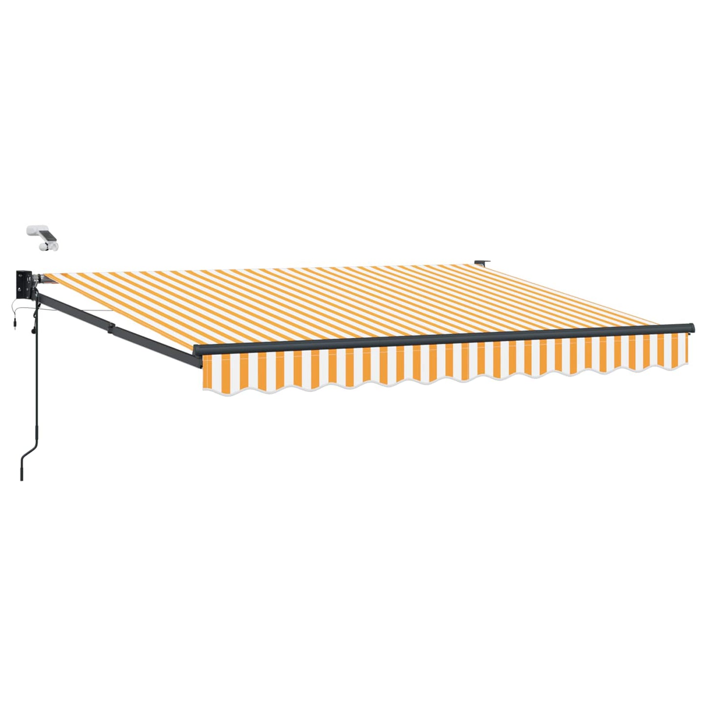 Tettuccio Elettrico Retrattile Giallo e Bianco 3 x 2 m