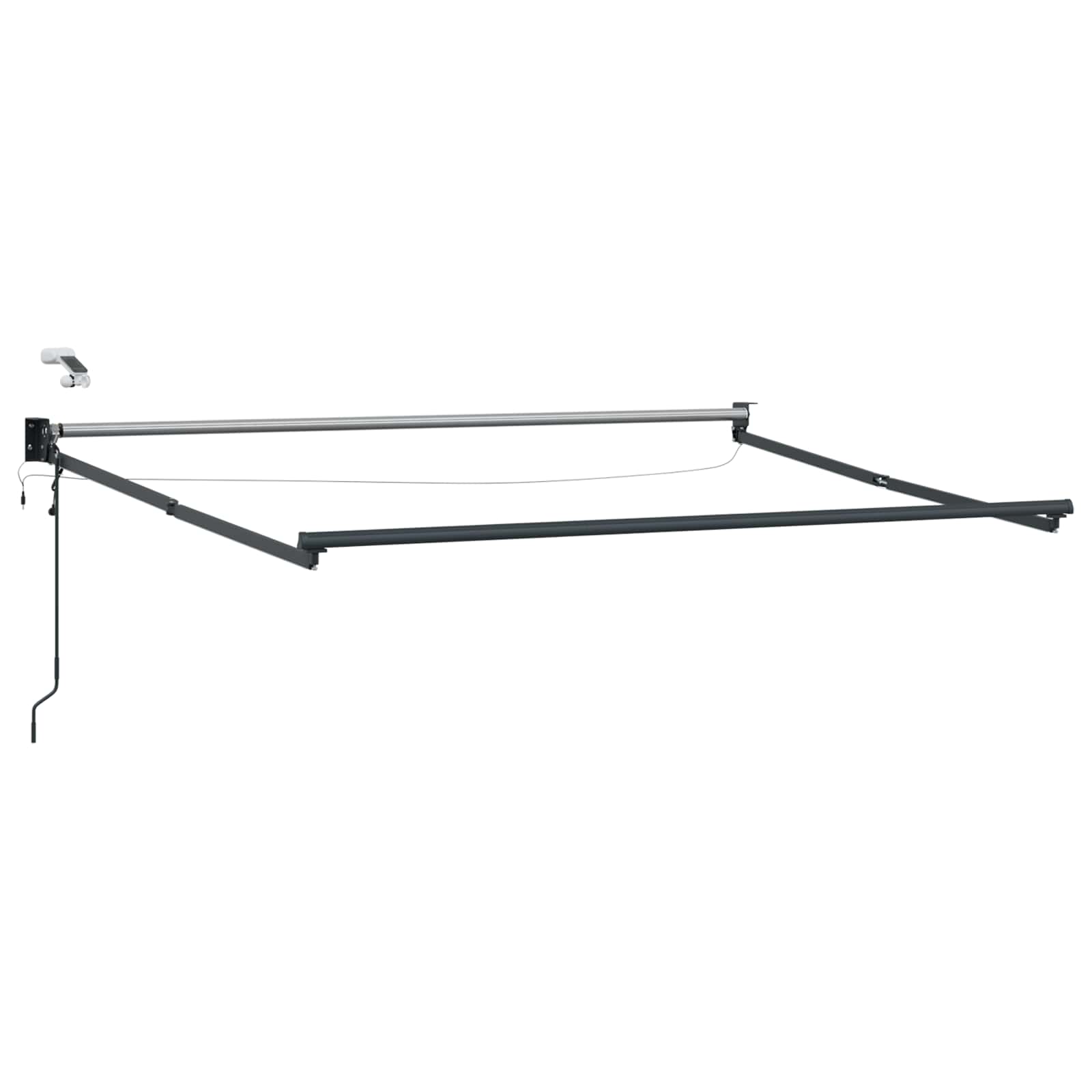Tettuccio Elettrico Retrattile Antracite 3,5 x 2 m | homemem39