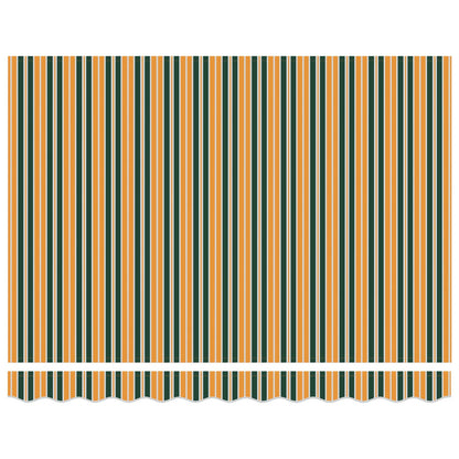 Tettuccio Elettrico Retrattile Verde e Giallo 3 x 2,5 m | homemem39