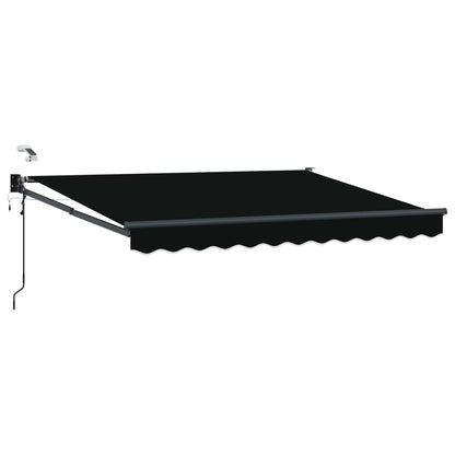 Tettuccio Elettrico Retrattile Nero 3,5 x 2,5 m | homemem39