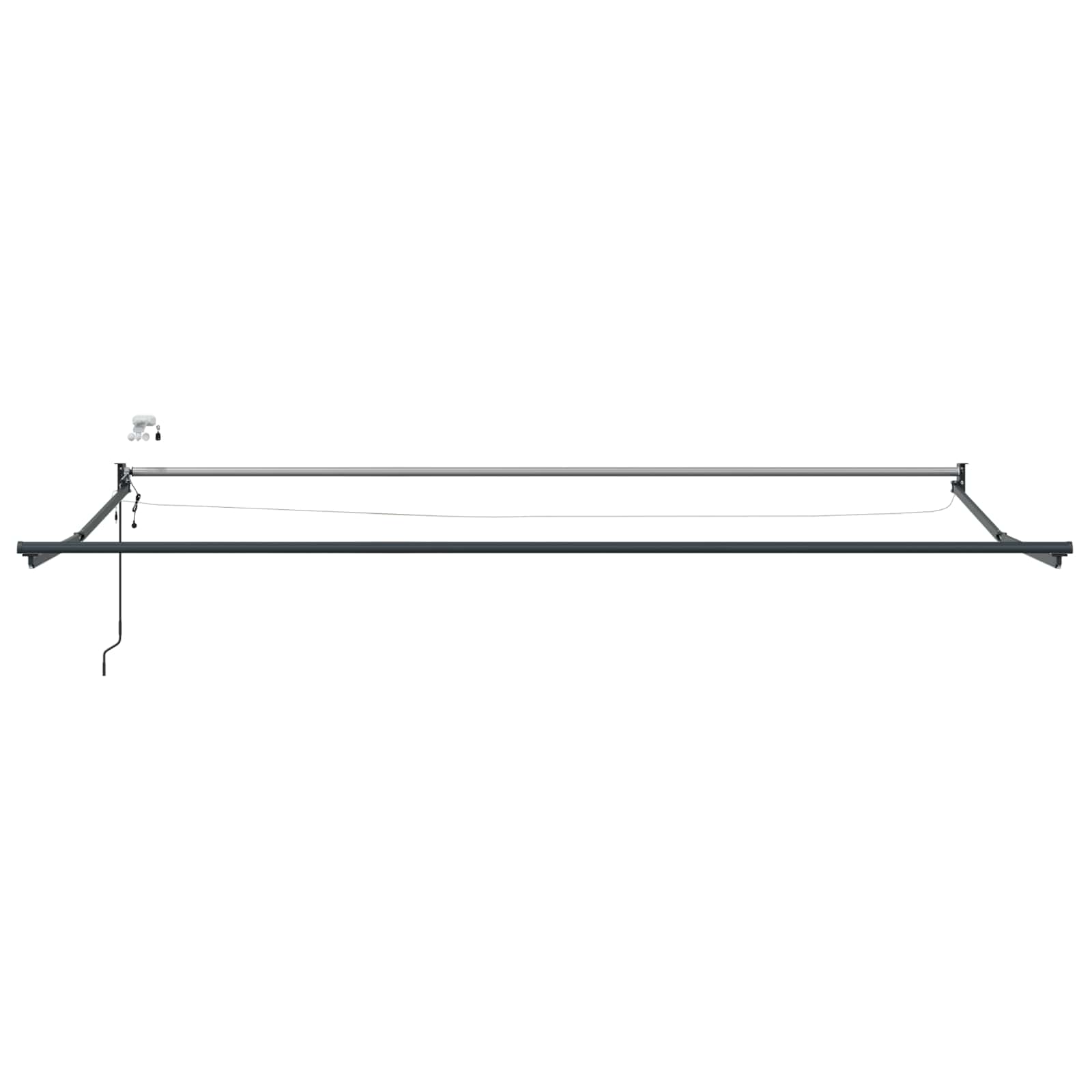 Tettuccio Elettrico Retrattile Blu e Arancione 4 × 3 m | homemem39