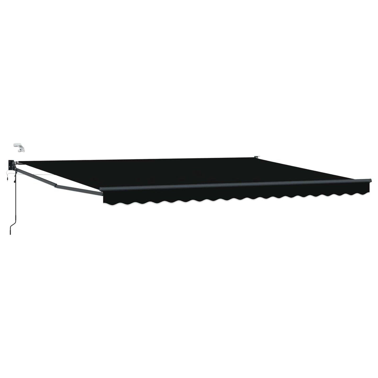 Tettuccio Elettrico Retrattile Nero 4 × 3 m