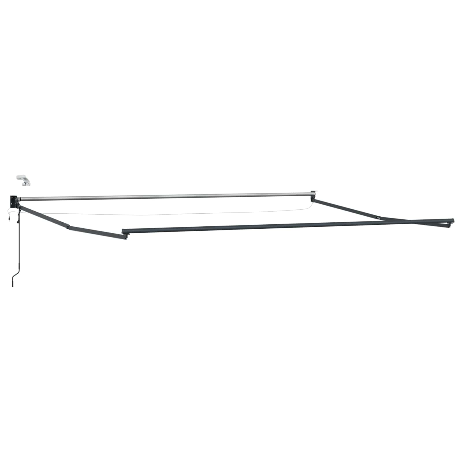 Tettuccio Elettrico Retrattile Blu e Bianco 4,5 × 3 m | homemem39