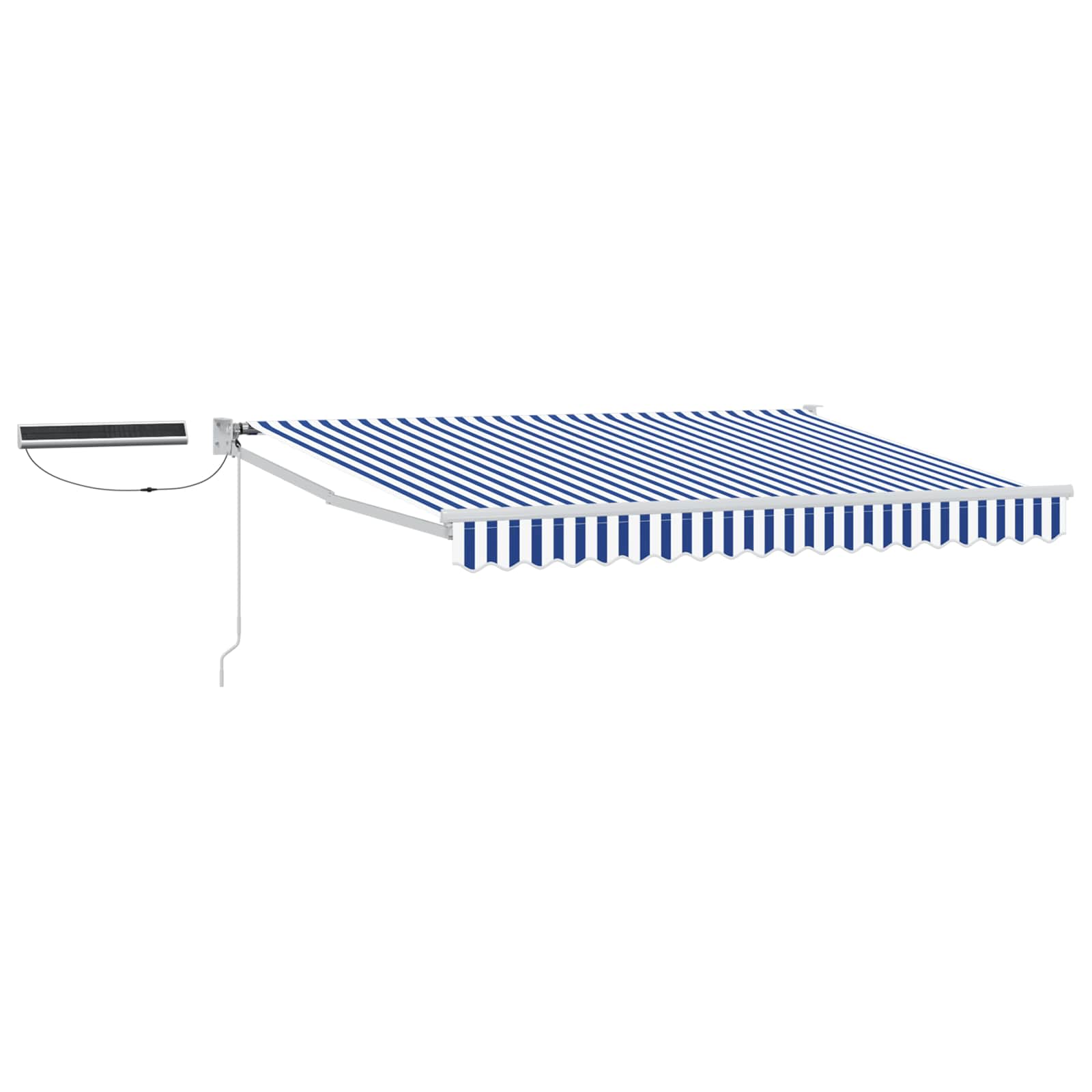 Tettuccio Elettrico Retrattile Blu e Bianco 3,5 x 2 m | homemem39