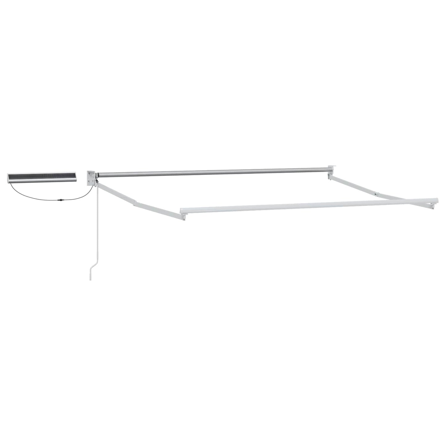 Tettuccio Elettrico Retrattile Antracite e Bianco 3,5 x 2 m | homemem39