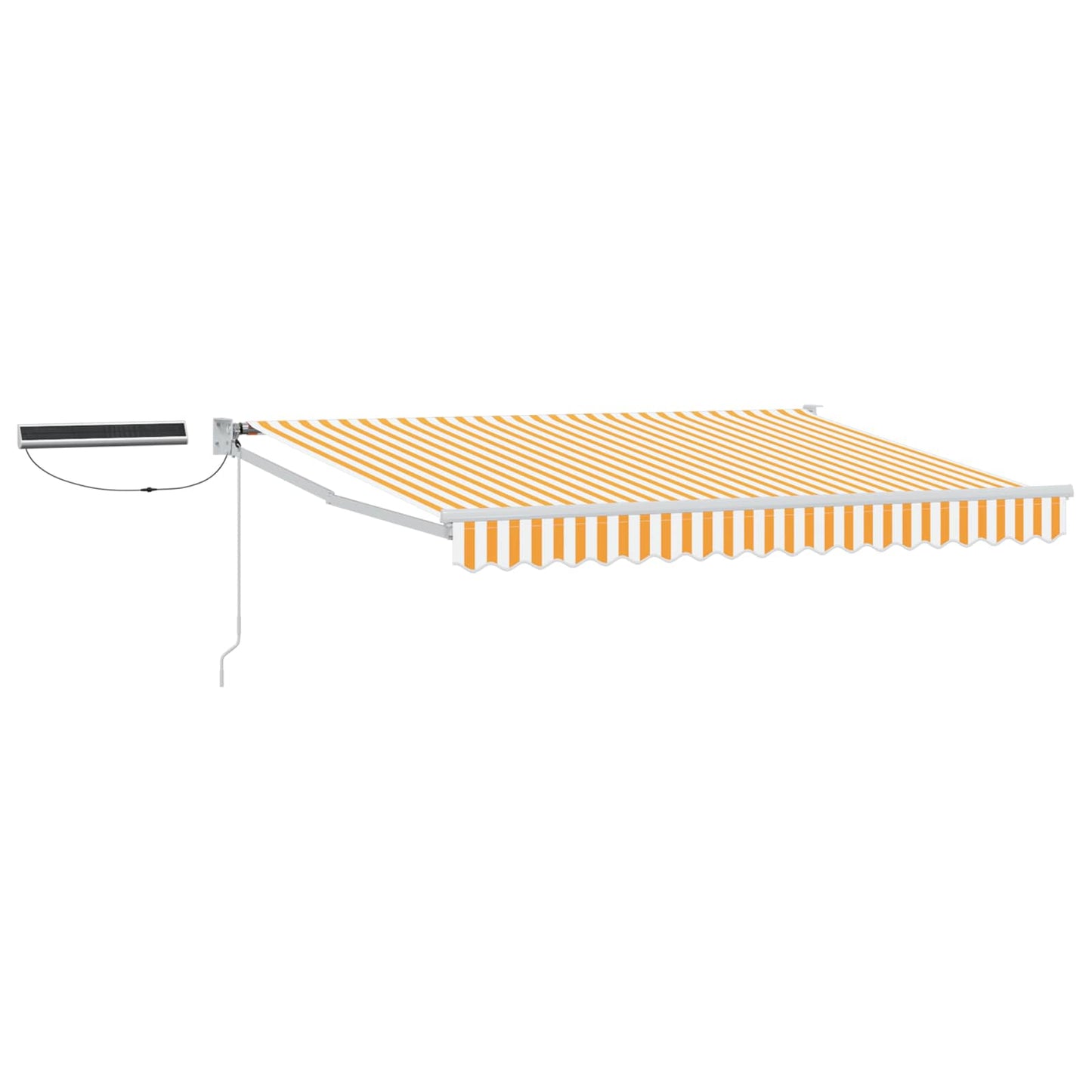 Tettuccio Elettrico Retrattile Giallo e Bianco 3 x 2,5 m | homemem39