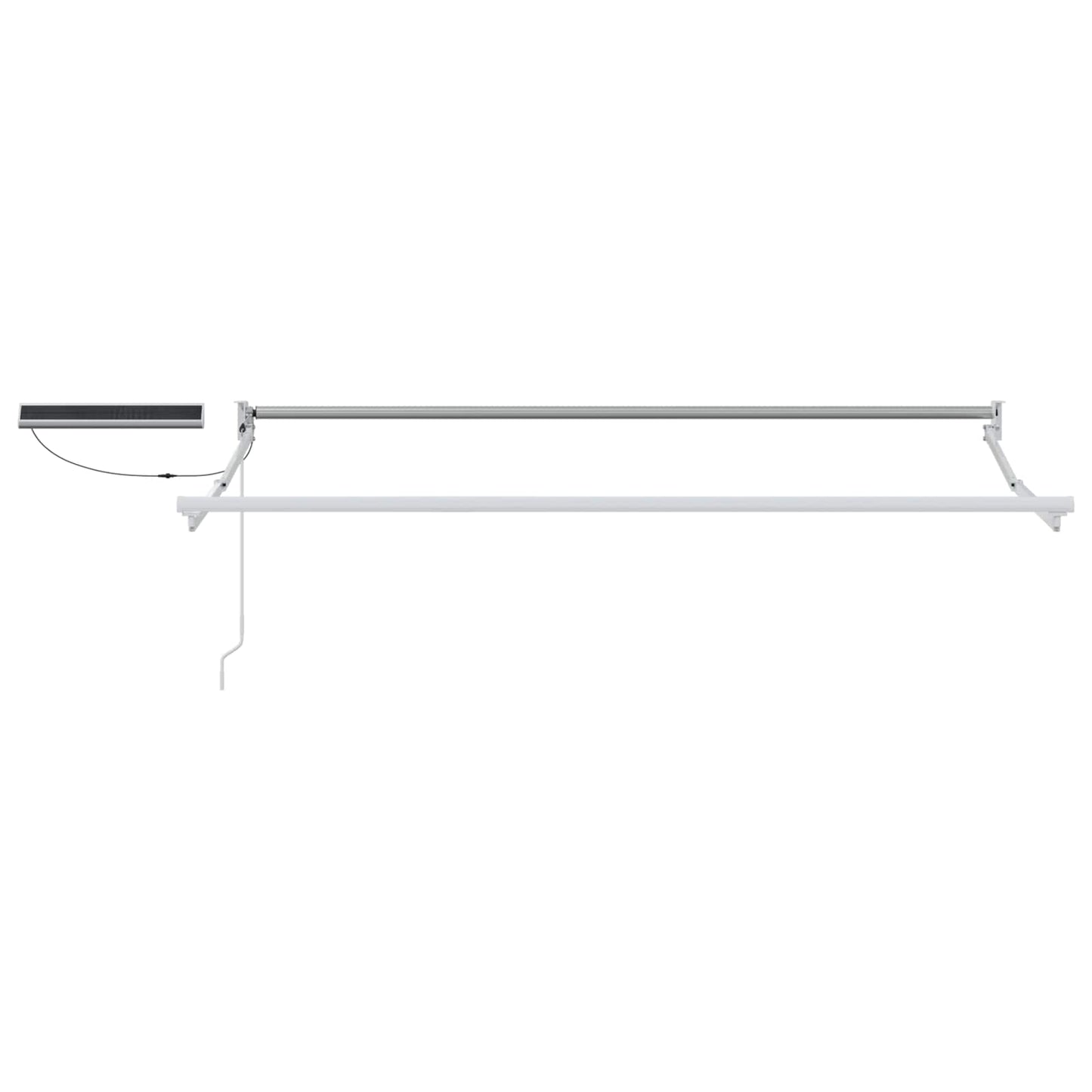 Tettuccio Elettrico Retrattile Antracite e Bianco 3 x 2,5 m | homemem39