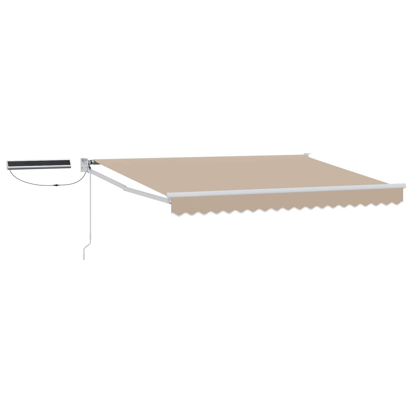 Tettuccio Elettrico Retrattile Beige e Bianco 3 x 2,5 m | homemem39