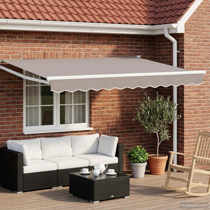 Tettuccio Elettrico Retrattile Grigio chiaro e bianco 3 x 2,5 m | homemem39