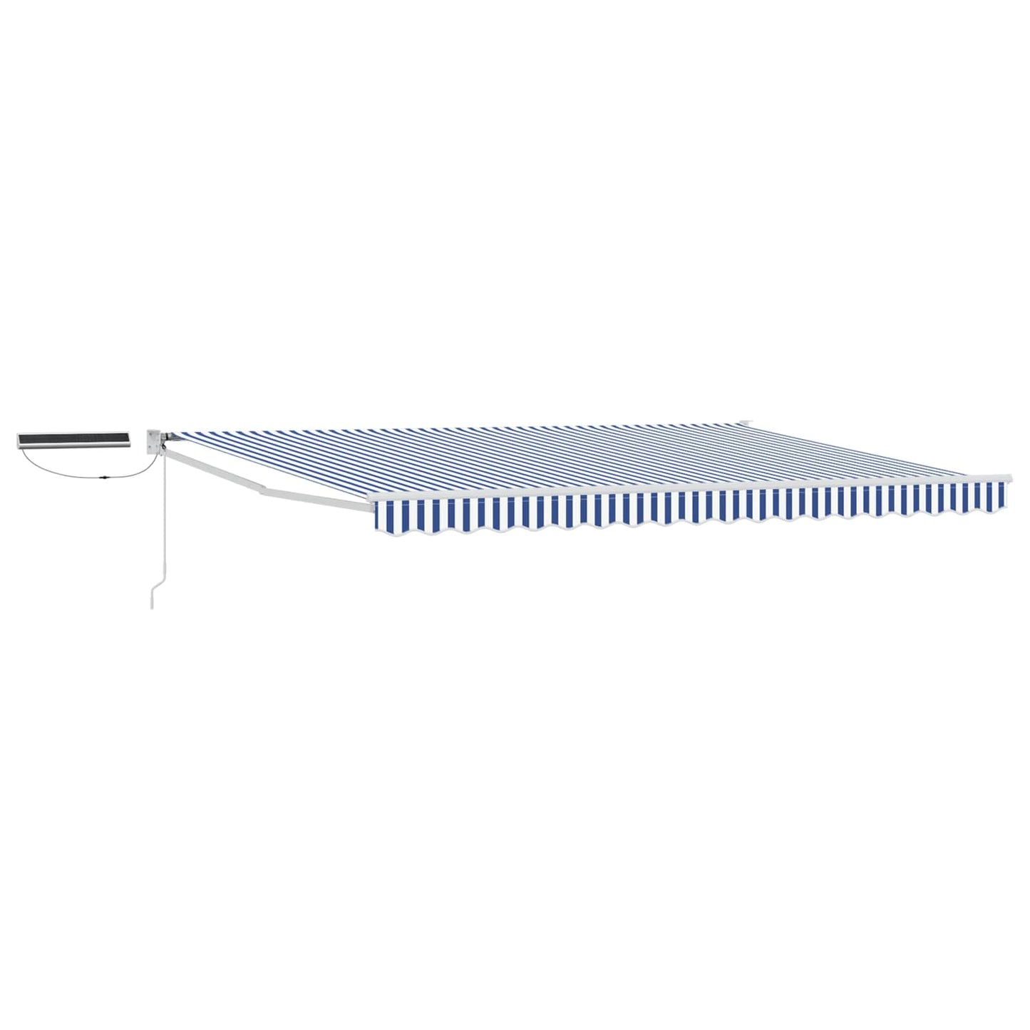 Tettuccio Elettrico Retrattile Blu e Bianco 4,5 × 3 m | homemem39