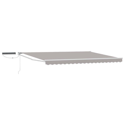 Tettuccio Elettrico Retrattile Grigio chiaro e bianco 4,5 × 3 m | homemem39