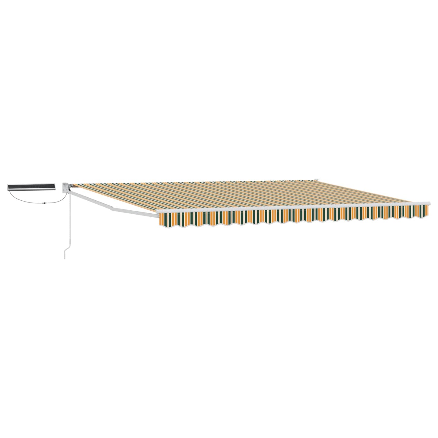 Tettuccio Elettrico Retrattile Verde, Giallo, Bianco 4,5 × 3 m | homemem39
