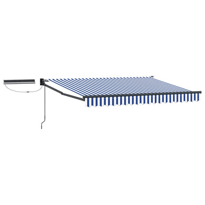 Tettuccio Elettrico Retrattile Blu, Bianco, Antracite 3,5 x 2 m | homemem39