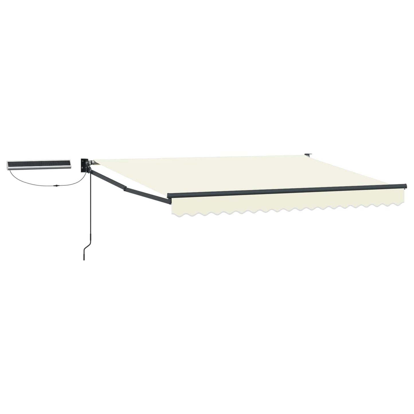 Tettuccio Elettrico Retrattile Crema e Antracite 3,5 x 2 m | homemem39