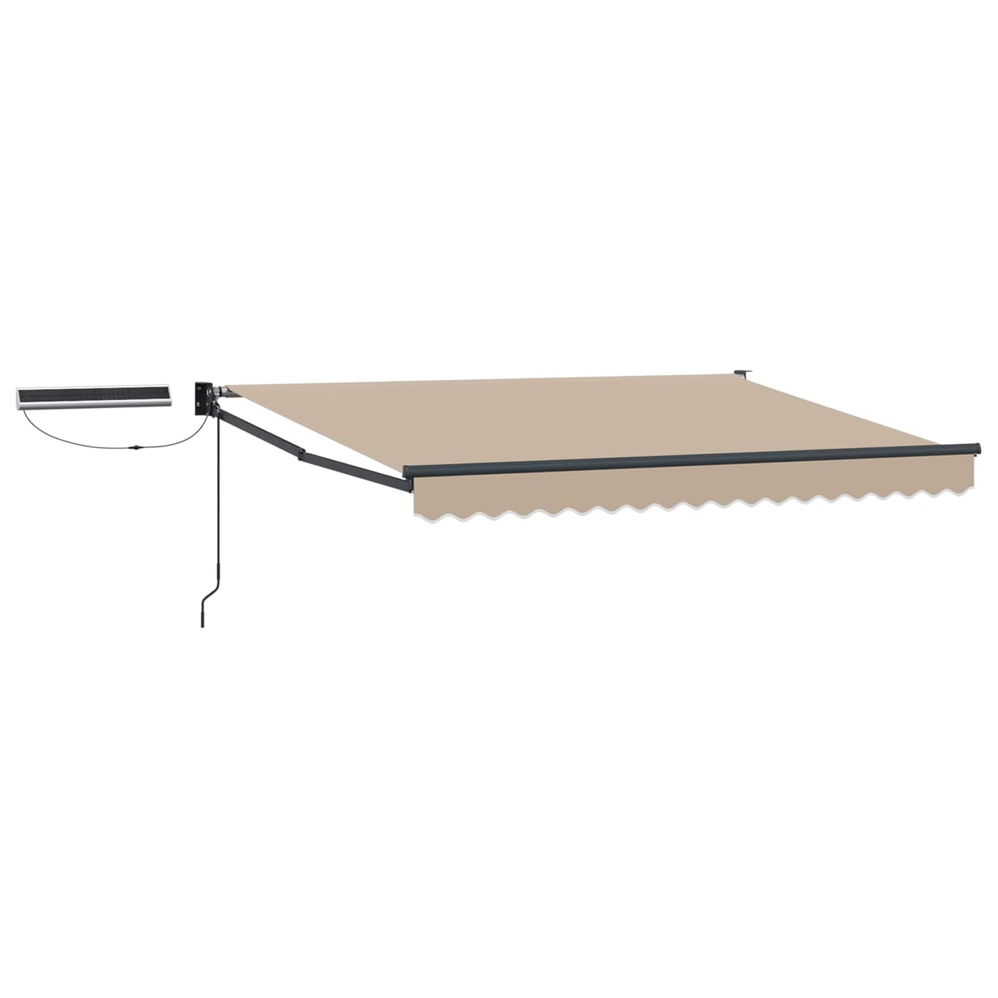 Tettuccio Elettrico Retrattile Beige e Antracite 3 x 2,5 m | homemem39