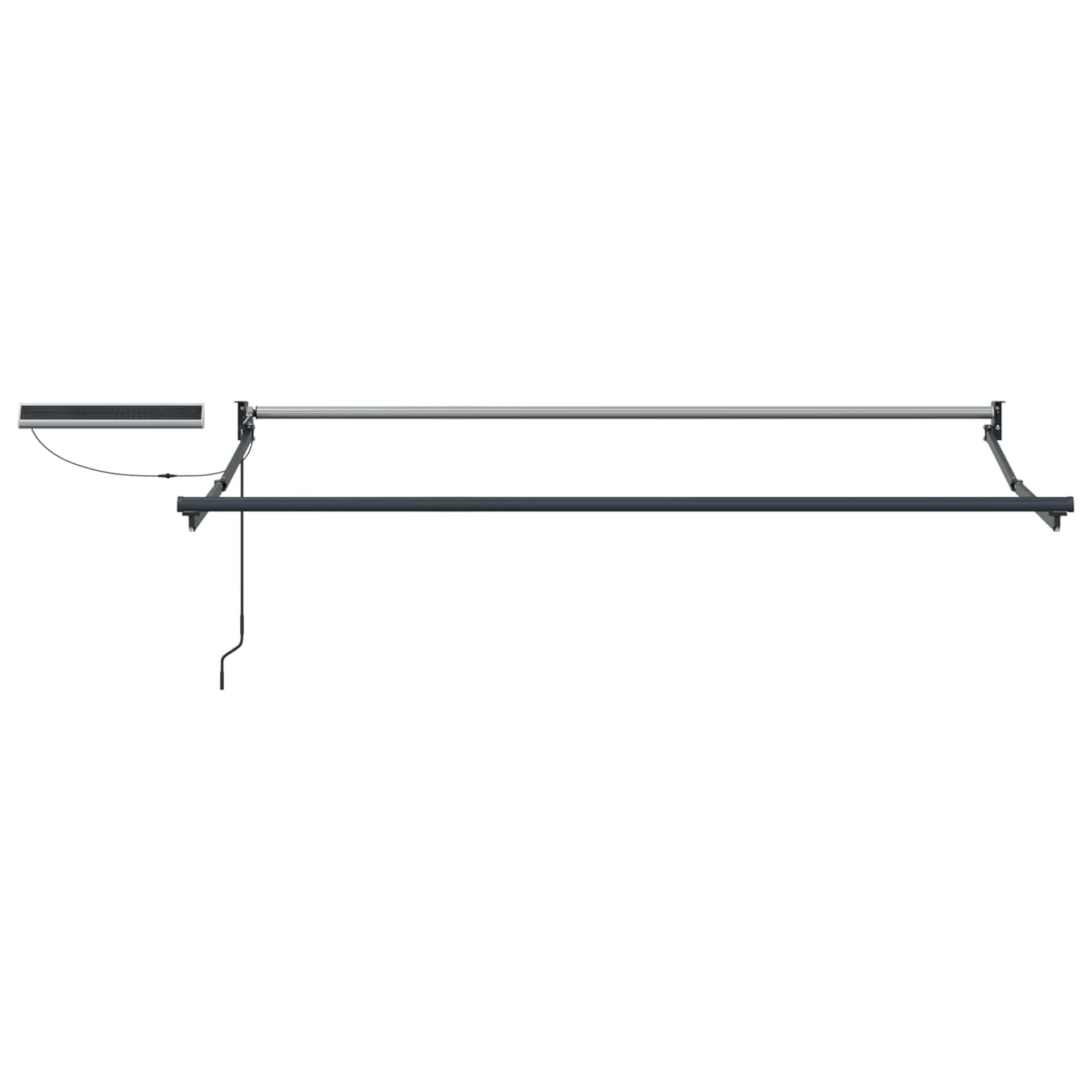 Tettuccio Elettrico Retrattile Rosso e Antracite 3,5 x 2,5 m | homemem39