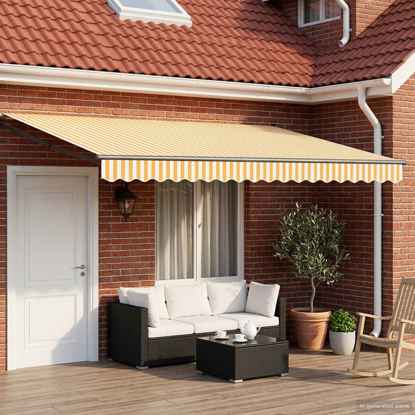 Tettuccio Elettrico Retrattile 4 × 3 m | homemem39