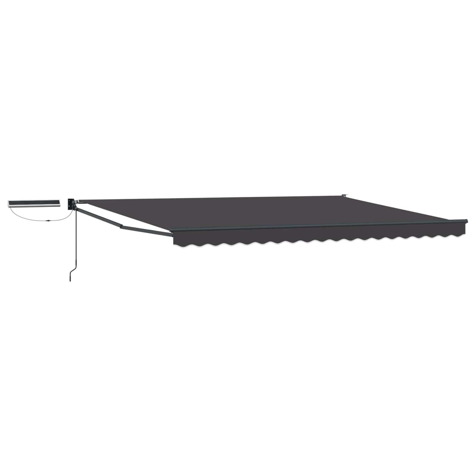 Tettuccio Elettrico Retrattile Antracite 4 × 3 m | homemem39