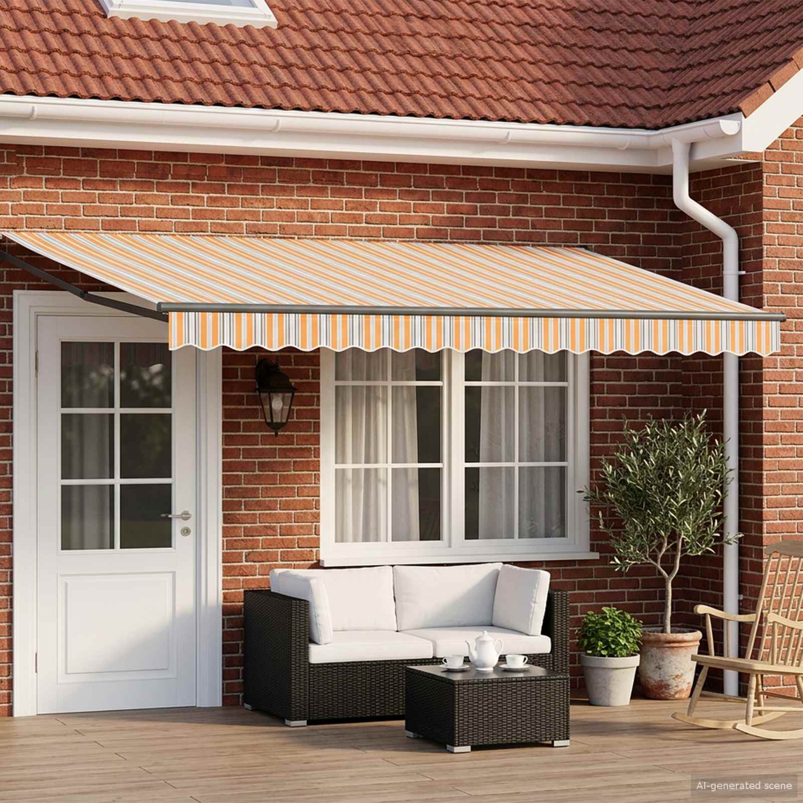 Tettuccio Elettrico Retrattile 4 × 3 m | homemem39