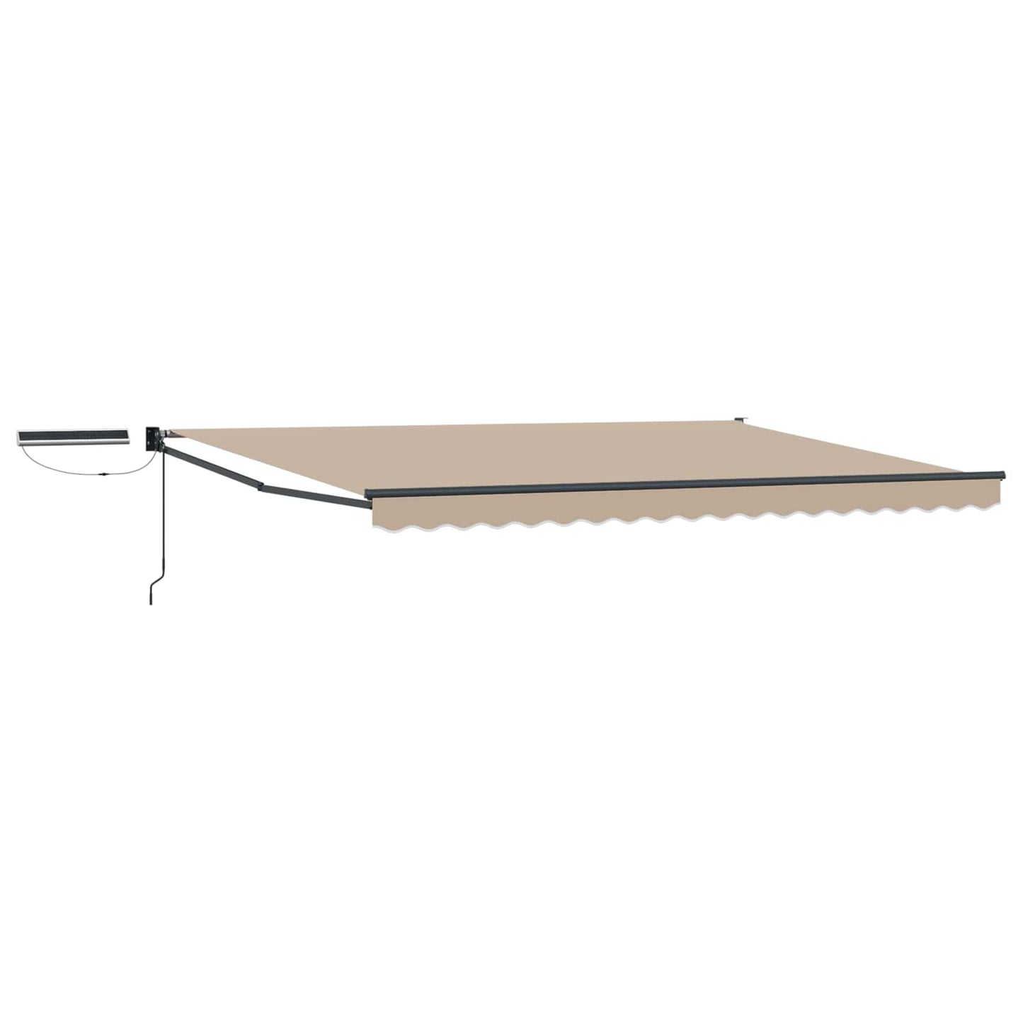Tettuccio Elettrico Retrattile Beige e Antracite 4 × 3 m | homemem39