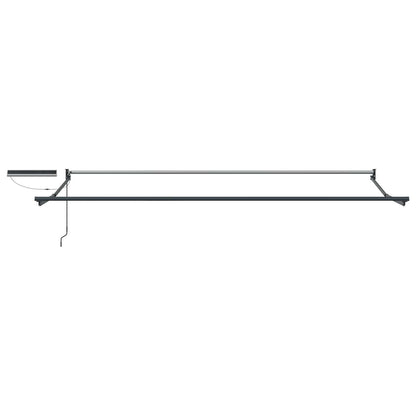 Tettuccio Elettrico Retrattile Crema e Antracite 4,5 × 3 m | homemem39