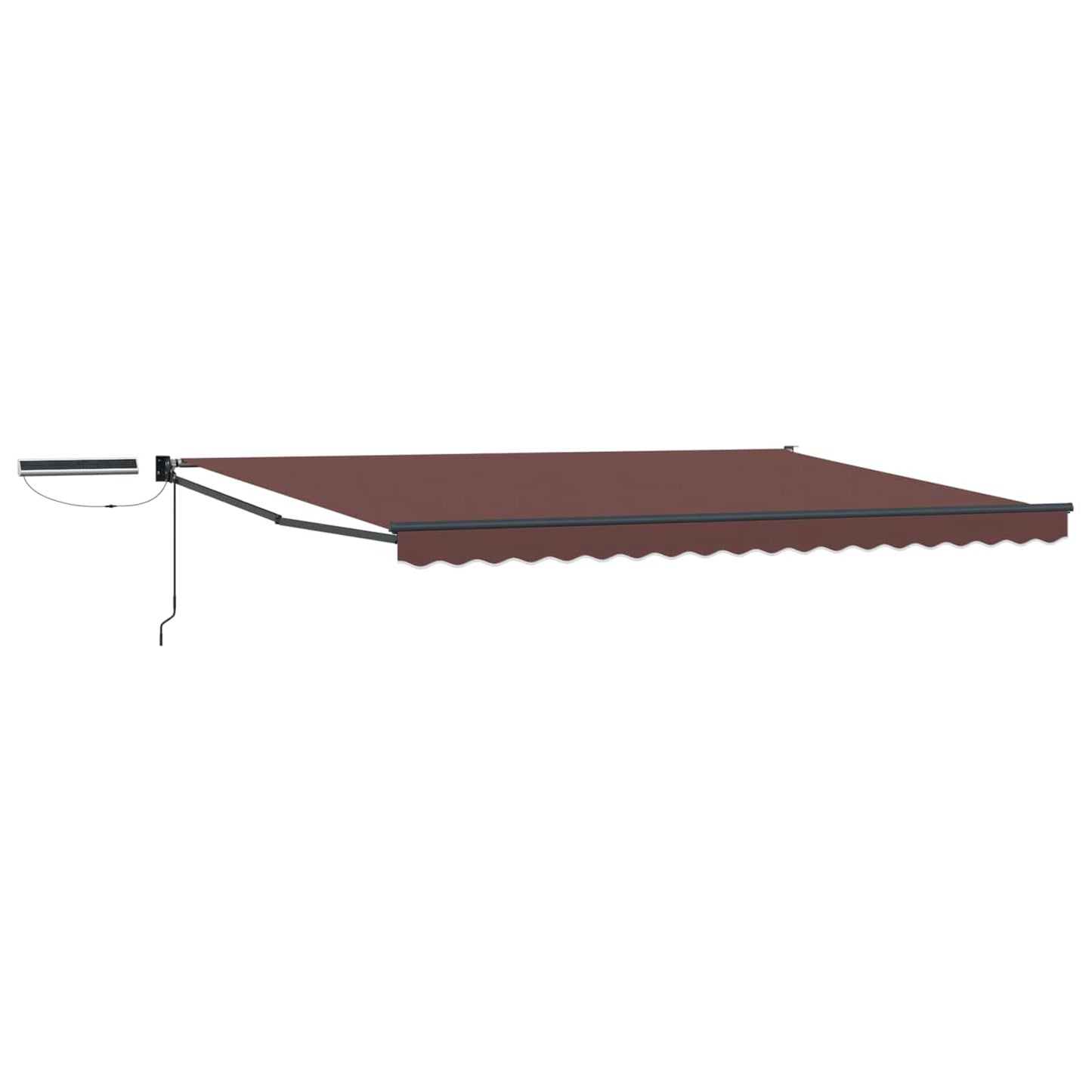 Tettuccio Elettrico Retrattile Marrone e Antracite 4,5 × 3 m | homemem39