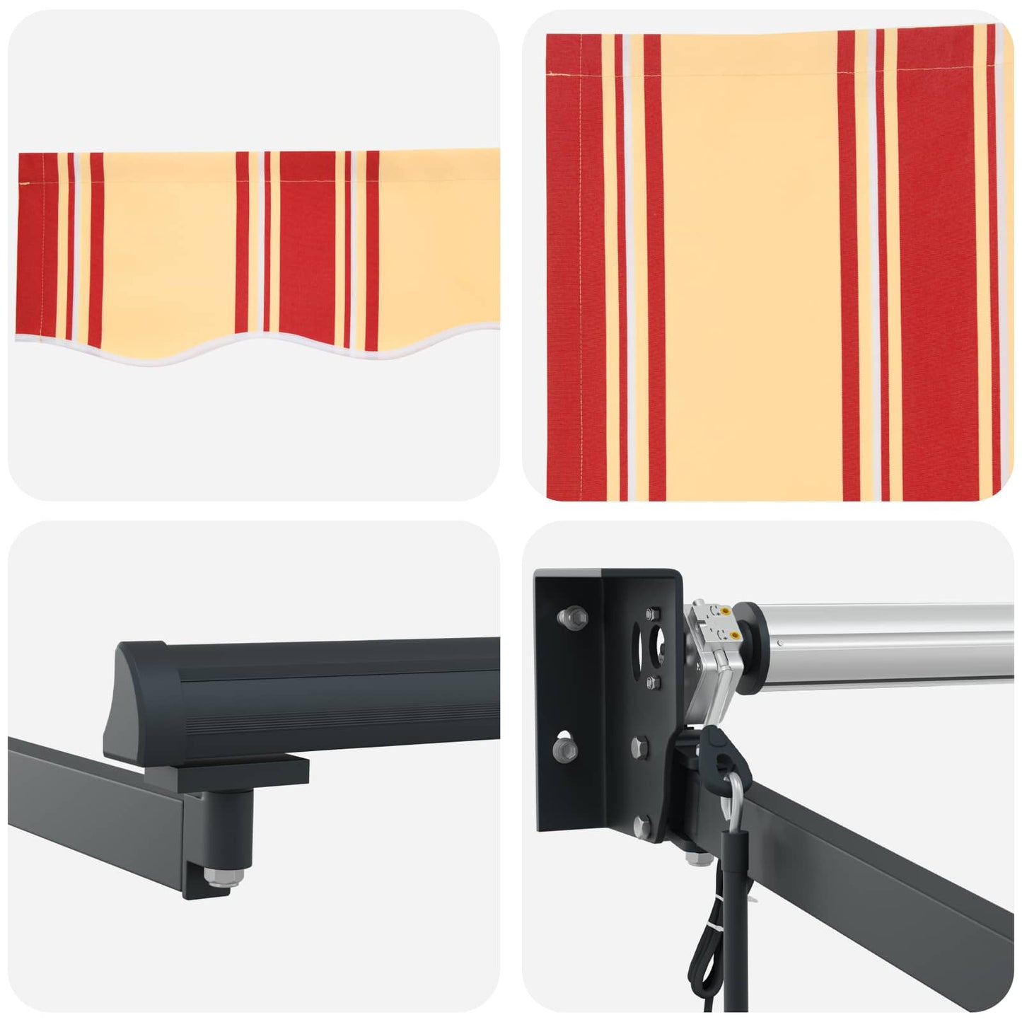 Tettuccio Elettrico Retrattile Multicolore 4,5 × 3 m | homemem39