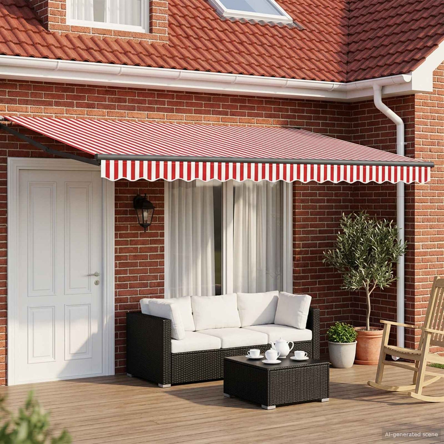 Tettuccio Elettrico Retrattile 4,5 × 3 m | homemem39