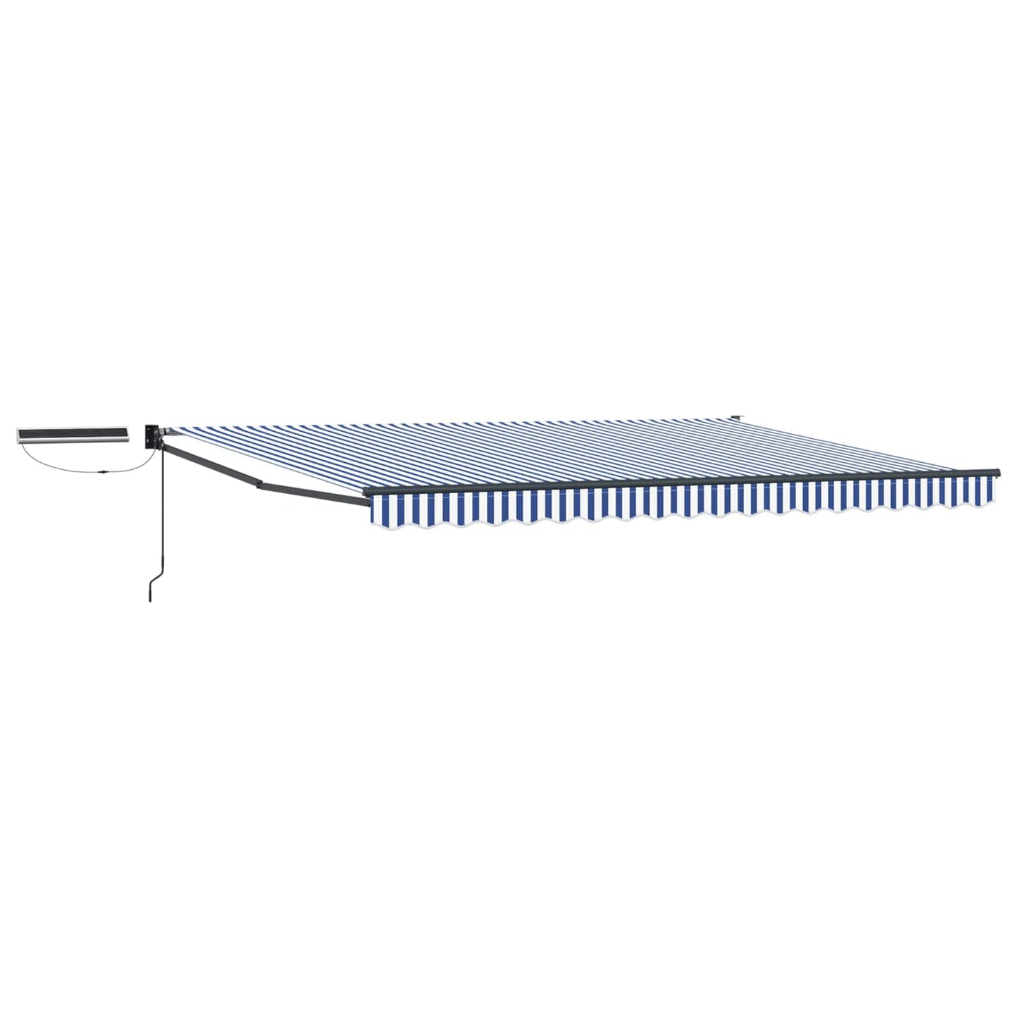 Tettuccio Elettrico Retrattile Blu, Bianco, Antracite 5 x 3 m | homemem39