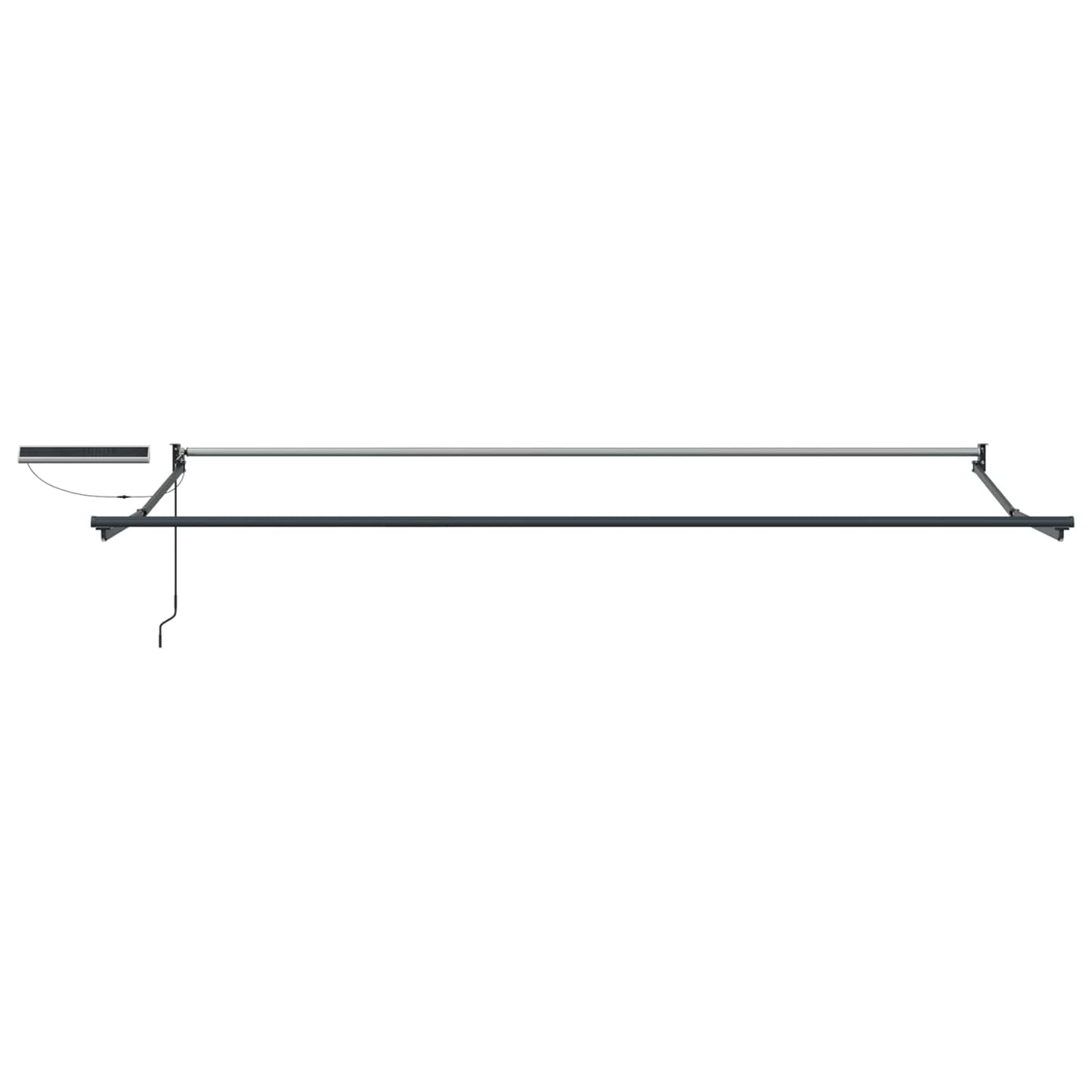 Tettuccio Elettrico Retrattile Blu, Bianco, Antracite 5 x 3 m | homemem39