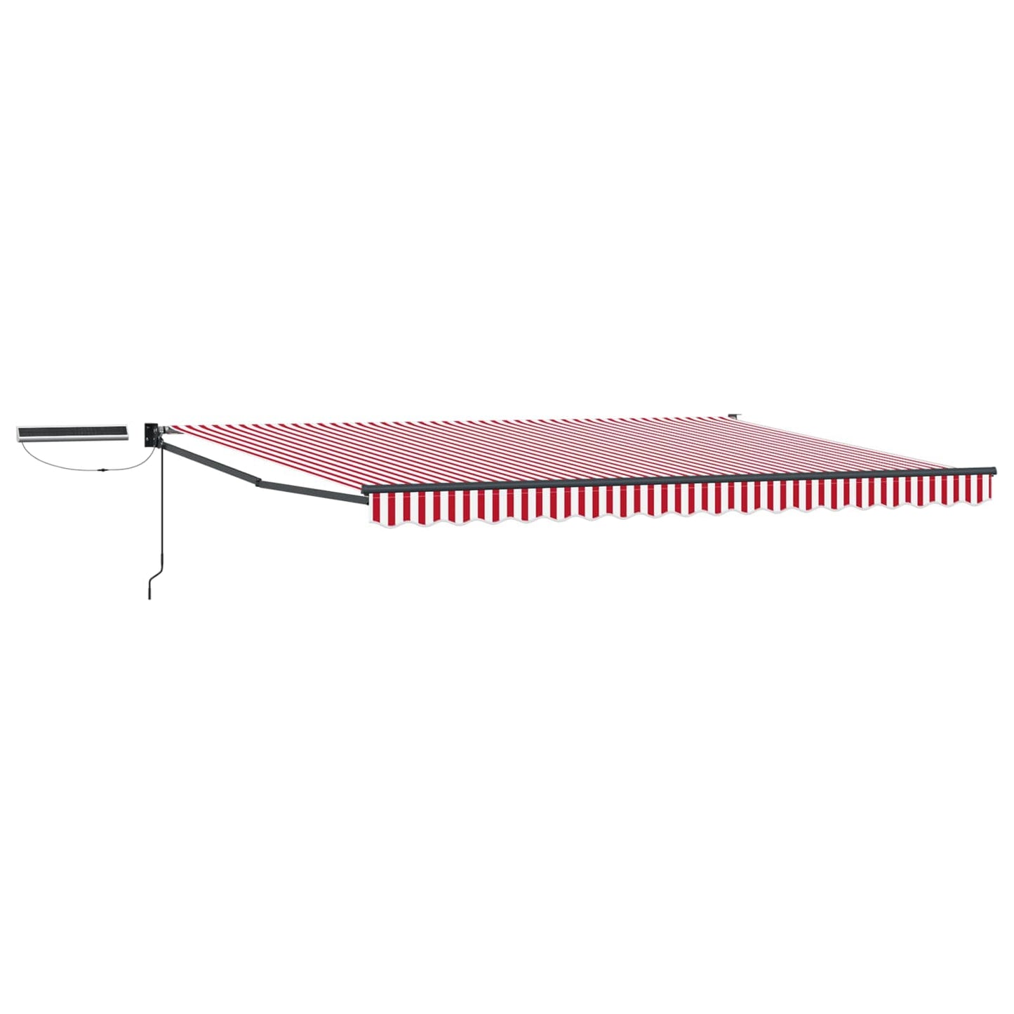 Tettuccio Elettrico Retrattile Rosso, Bianco, Antracite 5 x 3 m