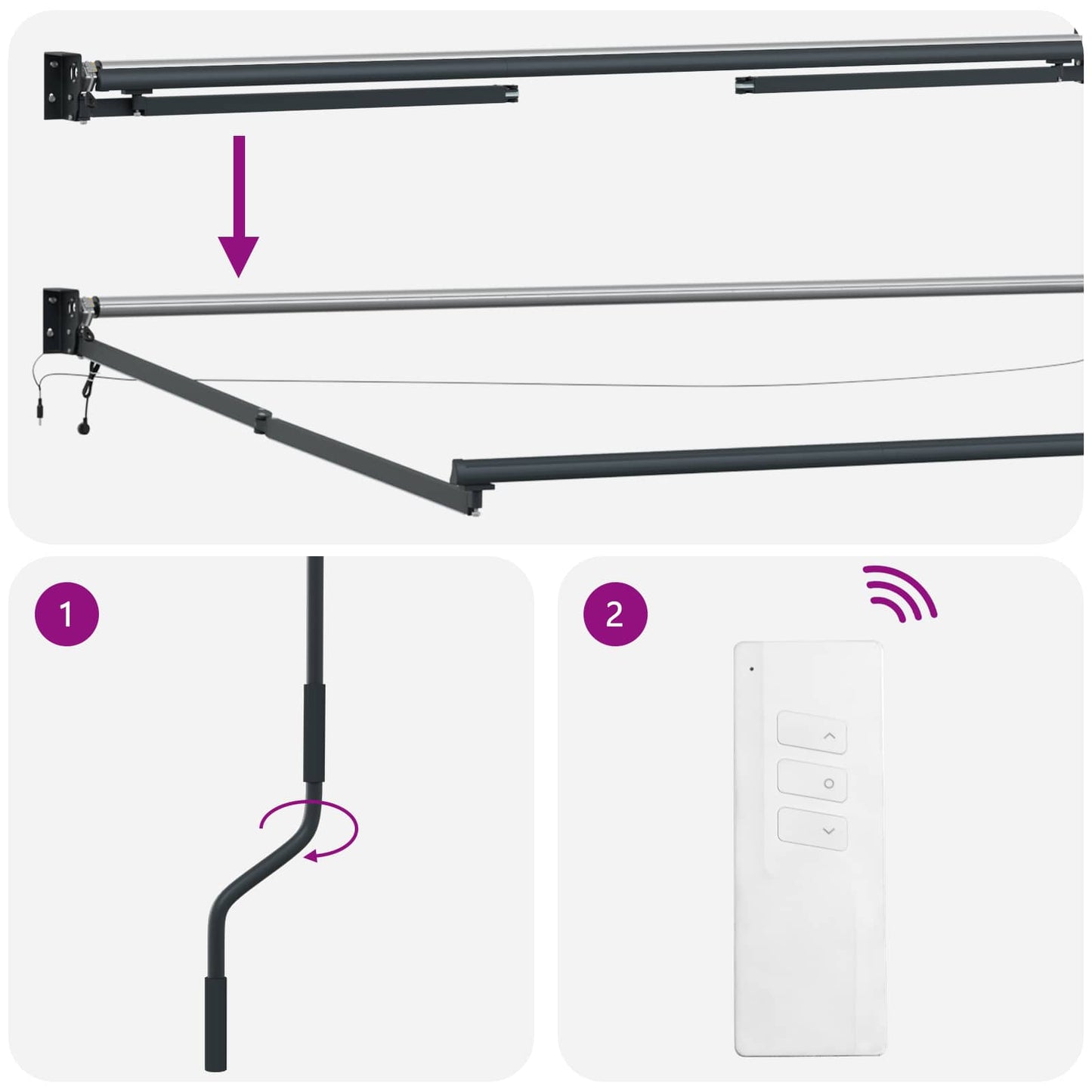 Tettuccio Elettrico Retrattile 5 x 3 m | homemem39
